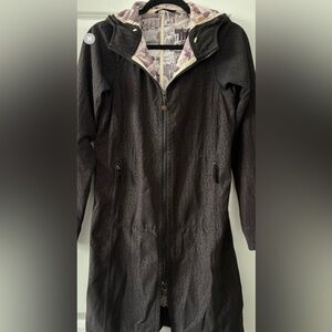 lululemon athletica Black Hooded Spring Jacket